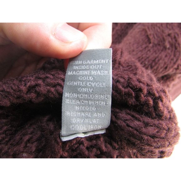 Charlotte Russe Maroon Sweater Size Medium - Picture 6 of 8